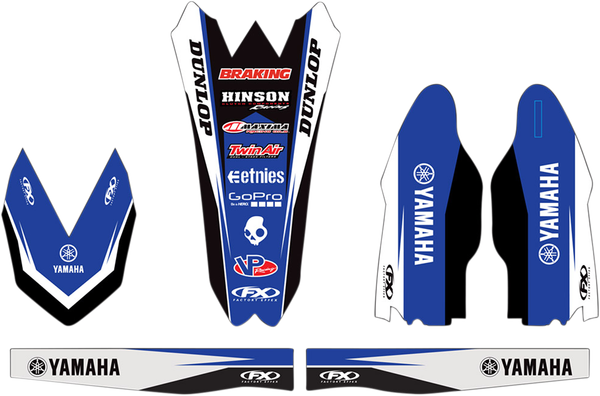 Trim Kit Graphics Black, Blue, White, 1, nordicamoto.ro