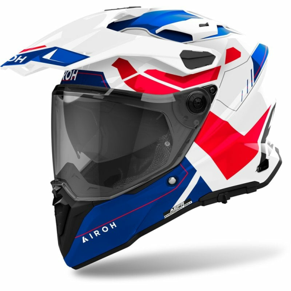 Cască Airoh Commander 2 Reveal Blue/Red Gloss-0