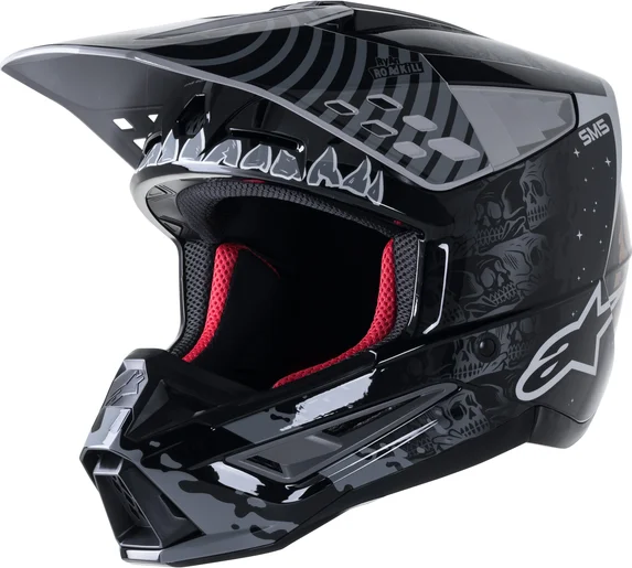 Casca Alpinestars SM5 Solar Flare Black/Gray M, 5, nordicamoto.ro