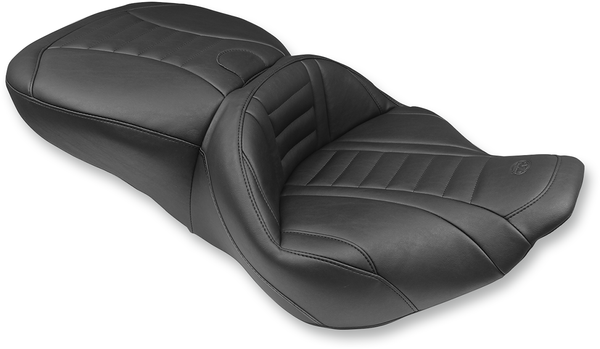 Deluxe Super Touring Seat Black, 1, nordicamoto.ro