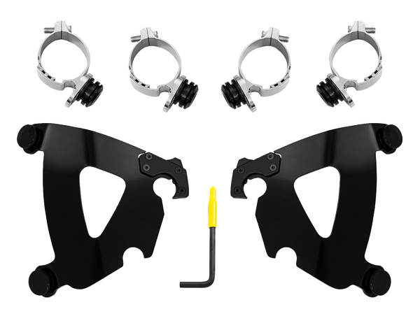 Road Warrior Fairing Trigger-lock Mounting Kit Black, 1, nordicamoto.ro