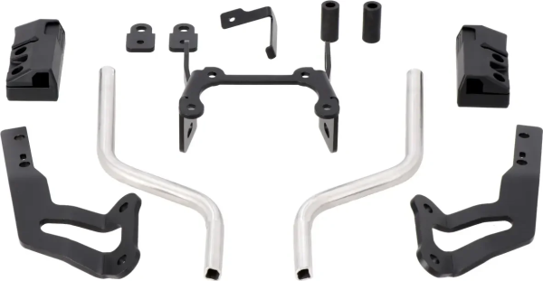 Blaze Panniers Spacer Bars Black, Silver 