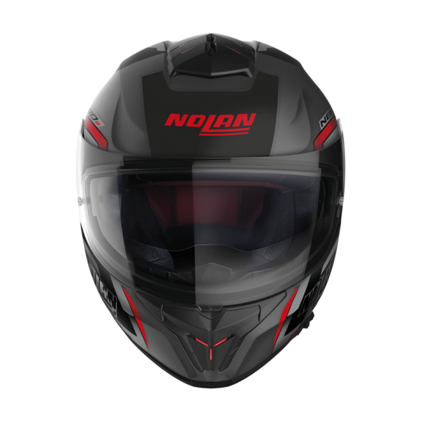 Casca Moto Nolan N80-8 Flat Lava Gray - Black/Yellow-14