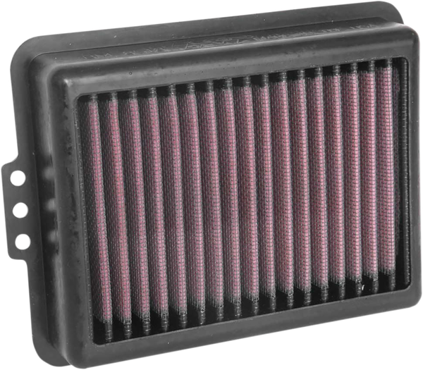High-flow Air Filter Black, Red, 1, nordicamoto.ro