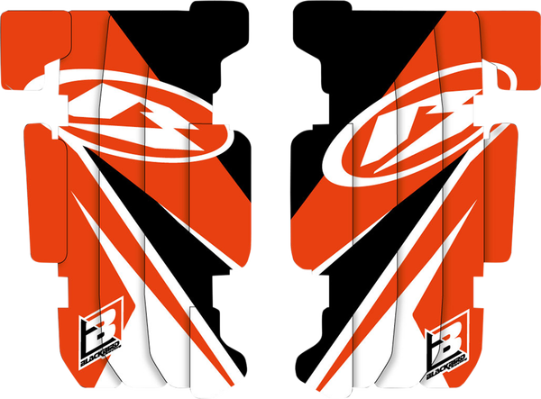 Rad Louver Decals Black, Red, 1, nordicamoto.ro
