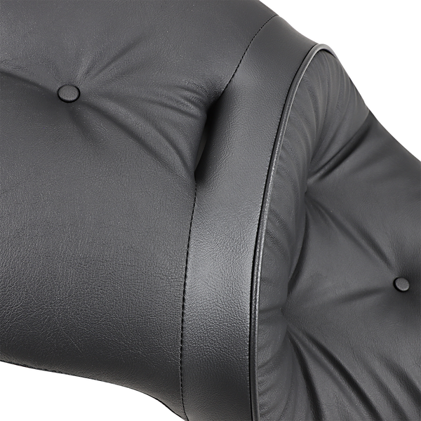 Backrest Compatible 2-up Leather Touring Seat Black, 2, nordicamoto.ro