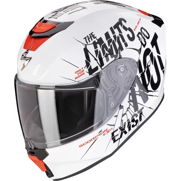Casca integrala de copii SCORPION EXO-JNR AIR BOUM M Alb/Negru, 5, nordicamoto.ro