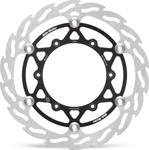 Flame Series Floating Rotor Black, Stainless Steel