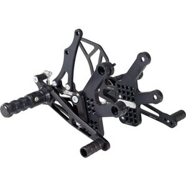 Rearset/footrest Anodized, Black, 5, nordicamoto.ro