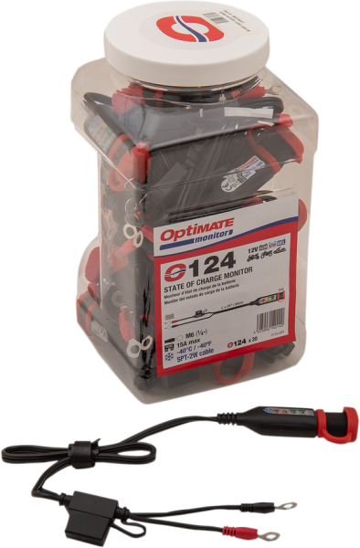Optimate Permanent Power Lead With Battery/charge Status Black, 5, nordicamoto.ro
