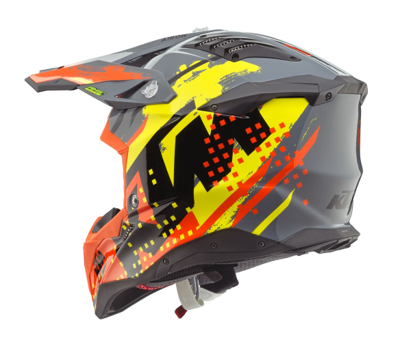 Casca KTM Aviator 3 Yellow/Gray/Orange-0