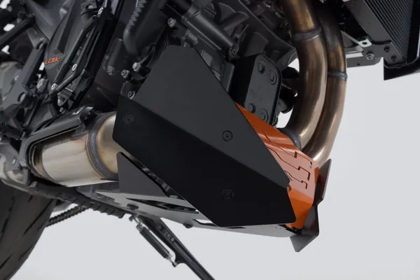 Front Spoiler Black, Orange -1