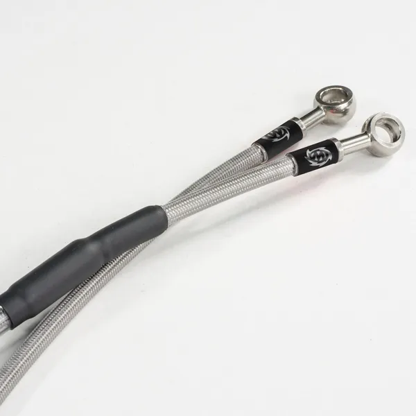 Brake Line Black, Stainless Steel-1