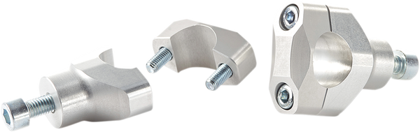 Handlebar Adapter Set Silver, 1, nordicamoto.ro