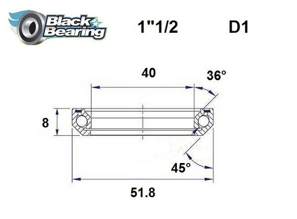 Headset Bearing, 2, nordicamoto.ro