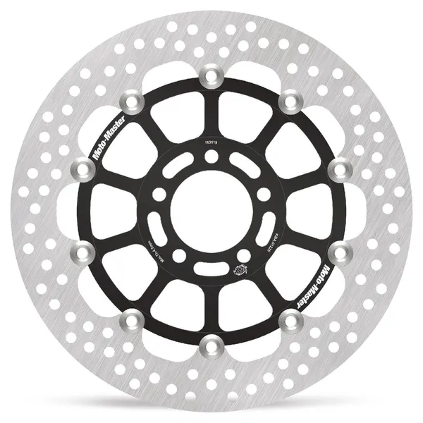 Halo Series Floating Rotor Black, Stainless Steel-1