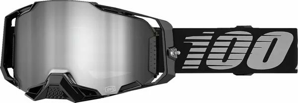 Ochelari 100% Armega Black - Silver Mirror