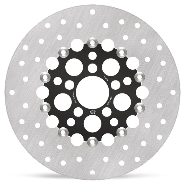 Halo Series Floating Rotor Black, Silver, Stainless Steel-1
