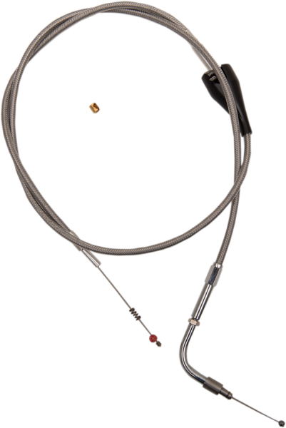Stainless Steel Throttle/idle Cable Silver +76 mm (3''), 1, nordicamoto.ro