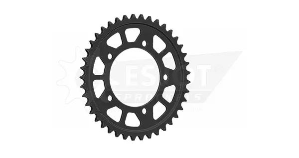 Pinion standard spate 525 negru, 1, nordicamoto.ro