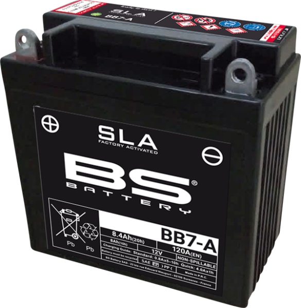 Sla Factory-activated Agm Maintenance-free Batteries Black 