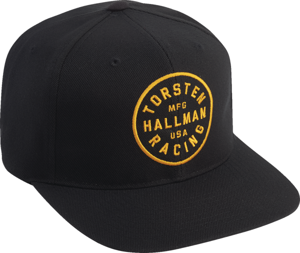Hallman Tradition Snapback Hat Black 