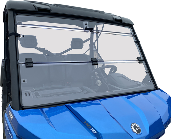 Deluxe Full Folding Windshield Clear -4