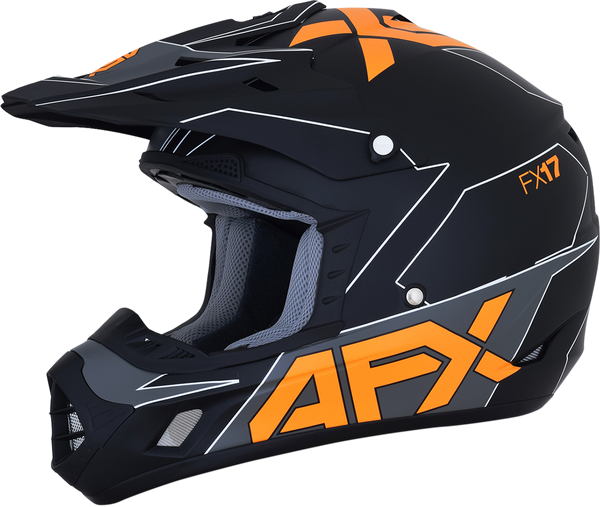 Helmet Fx17 M-blk/org Sm Orange S, 1, nordicamoto.ro