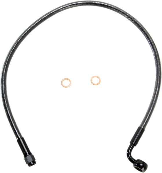 Alternate Length Designer Series Abs-specific Front Brake Line Kit Black, Black Pearl, 1, nordicamoto.ro