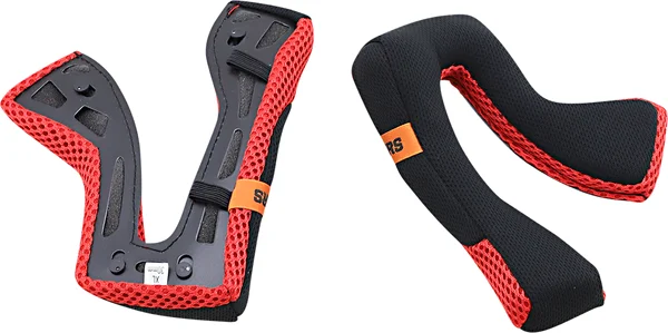 Sm5 Helmet Cheek Pad Gray, Red, 1, nordicamoto.ro