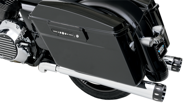 Megaphone Slip-on Mufflers Chrome, 2, nordicamoto.ro