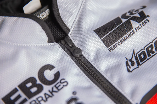 Geaca Textila Icon Hooligan Ultrabolt Black/Gray/Red-4