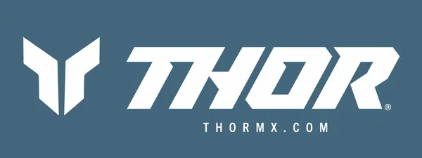 THOR Branded Banner White, Blue -0