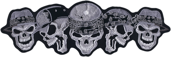 Biker From Hell Patch Black, Gray, 1, nordicamoto.ro
