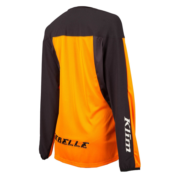 Tricou Dama Klim Rebelle Ember Orange - Black-10