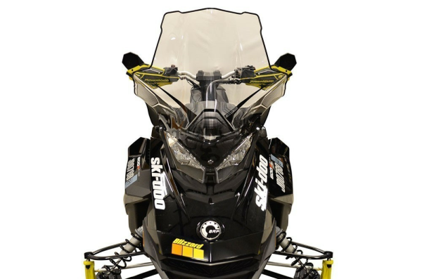 Powermadd Windshield Ski-Doo Gen4 Tall 22", Clear w/Black Fade-1