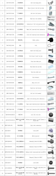 SET UȘI FAȚĂ TIP HALF (STÂNGA + DREAPTA) CFMOTO UFORCE 800 XL, 1, nordicamoto.ro