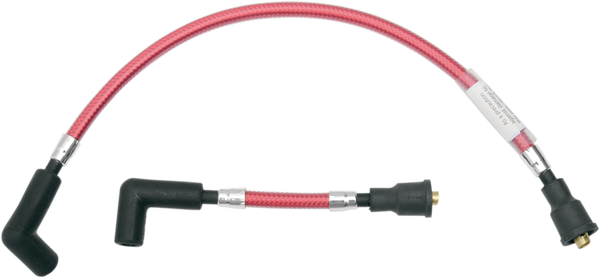 Braided Spark Plug Wire Red, 1, nordicamoto.ro