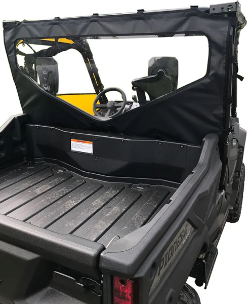 Utv Rear Windscreen Black -0