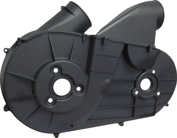 Capac interior și exterior pentru ambreiaj, negru — sistem de montare rapidă, schimbător rapid de viteze, protecții anti-șoc, cutie de bagaje superioară, carenaj, compatibil cu sistemul complet., 1, nordicamoto.ro