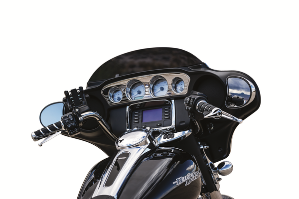 Tri-line Gauge Trim Chrome, 3, nordicamoto.ro