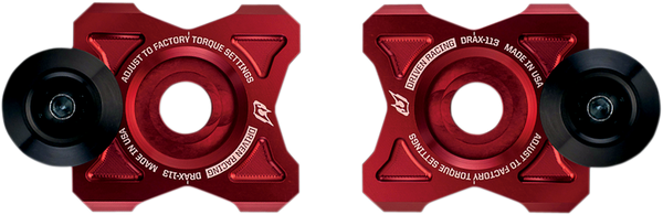 Axle Block Sliders Red, 1, nordicamoto.ro