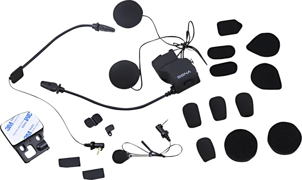 Headset-intercom Mount-clamp Kit Black, 4, nordicamoto.ro