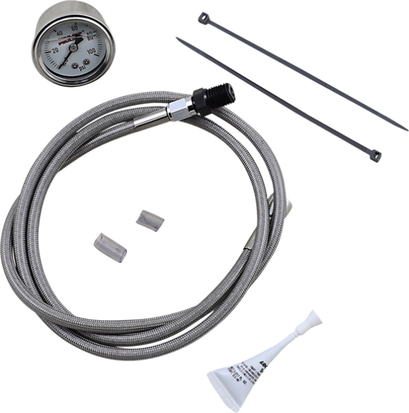 Remote Oil Psi Gauge Kit White, 1, nordicamoto.ro