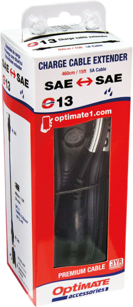 Charge Cable Extender Black, 2, nordicamoto.ro