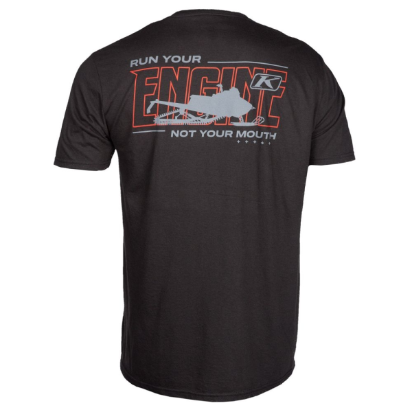 Run Your Engine SS T Black - High Risk Red (Non-Current), 1, nordicamoto.ro