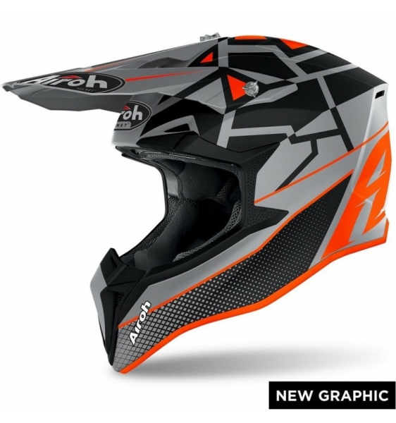 Casca Airoh Wraap Mood Orange Matt S, 1, nordicamoto.ro