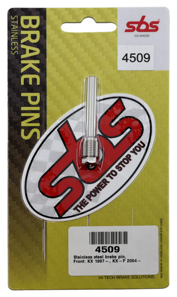 Brake Pad Pins Silver, Stainless Steel, 2, nordicamoto.ro