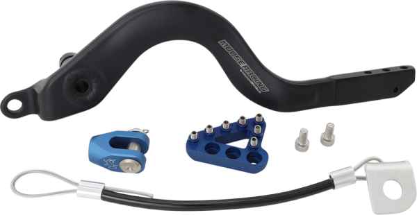 MOOSE RACING Brake Pedal Black, Blue -0