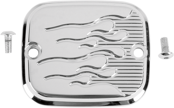 Front Brake Master Cylinder Cover Silver, 1, nordicamoto.ro